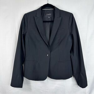 Banana Republic Marzotto classic fit single button balzer wool blend Nuetral